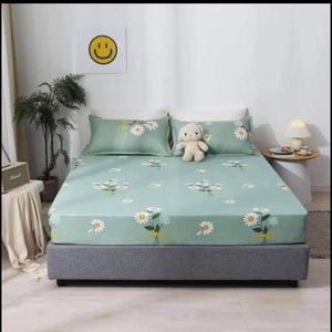 3pcs fitted cotton King Size bedsheet